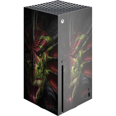 Lair of Shadows Dragon by Tom Wood Xbox Series X Skins